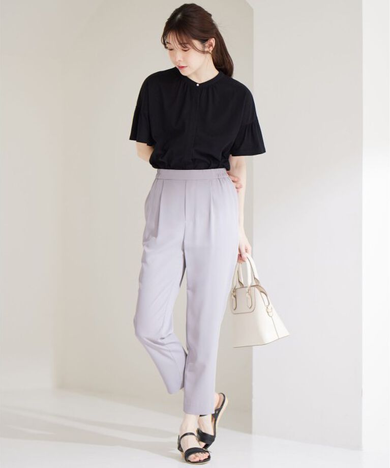 any SiS「【UVケア・接触冷感】汗ジミ防止加工カット ブラウス」|Tシャツ・カットソー|