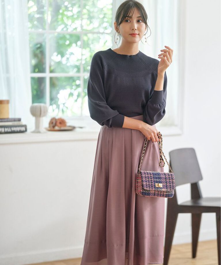 any SiS「【洗える】ショート丈 プルオーバー」|ニット・セーター|