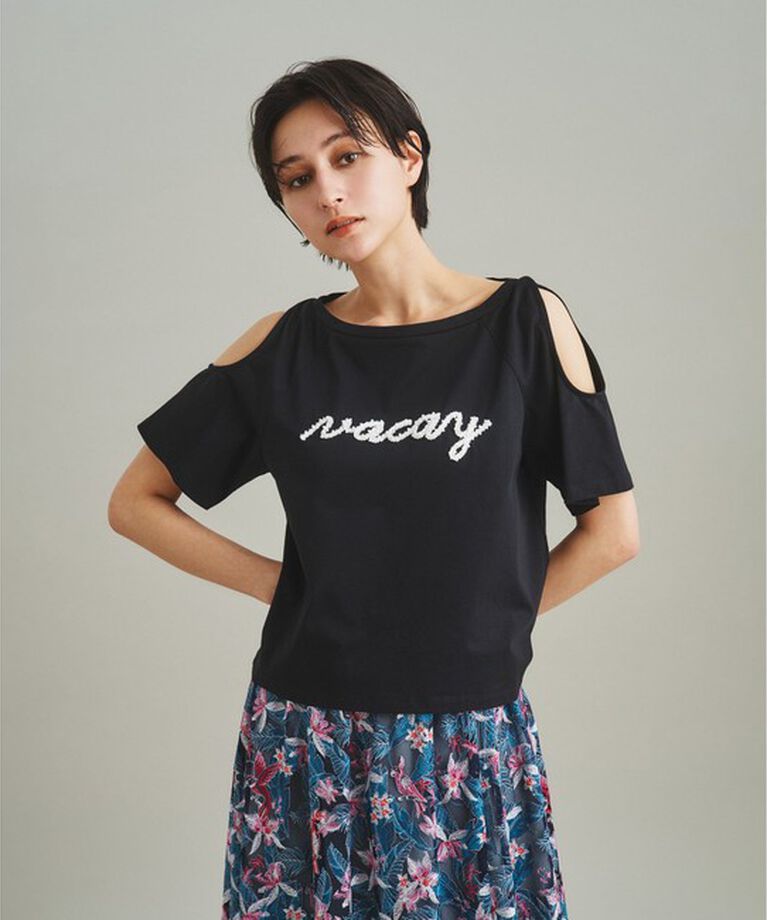 GRACE CONTINENTAL「ロゴカットアウトTシャツ」|Tシャツ・カットソー|