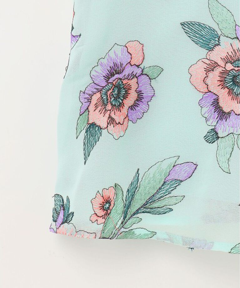 GRACE CONTINENTAL「エスニックフラワー刺繍トップ」|シャツ・ブラウス|