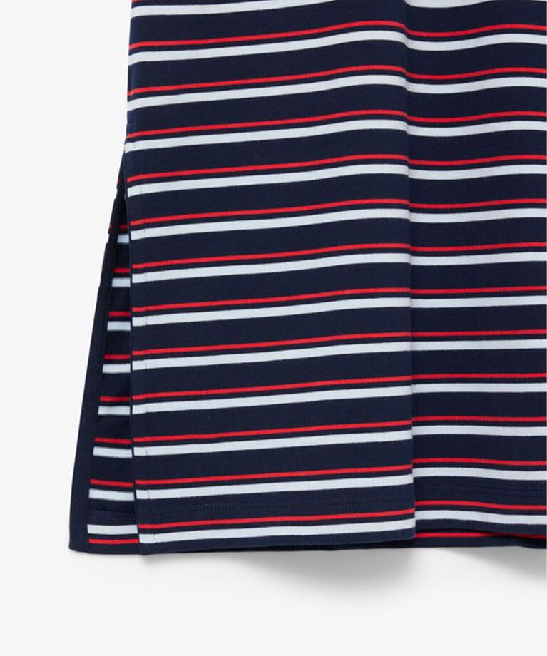 LACOSTE「バイカラーボーダーTシャツドレス / フレアワンピース」|ワンピース|