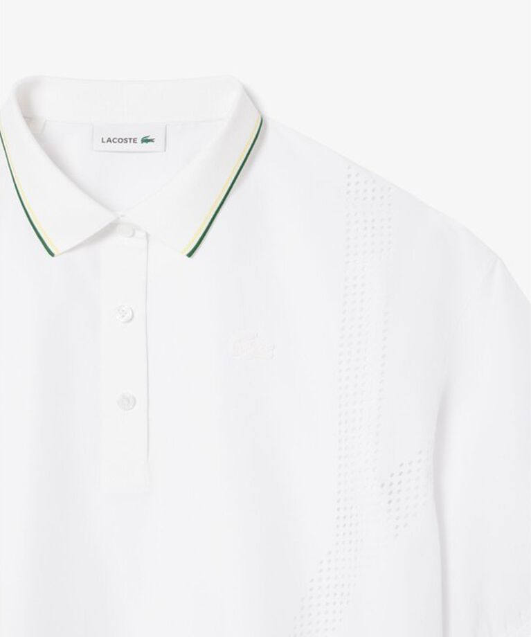 LACOSTE「レーザーカットホールテクニカルポロシャツ」|シャツ・ブラウス|