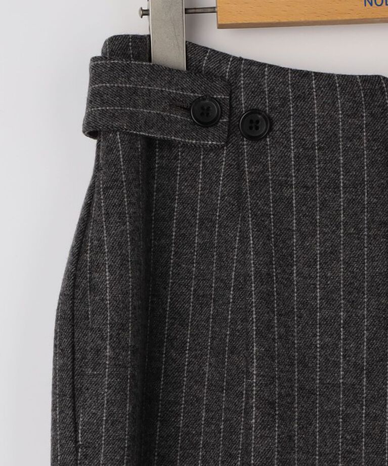 NOLLEY'S「ウォッシャブルウールダブルベルトワイドパンツ」|その他|