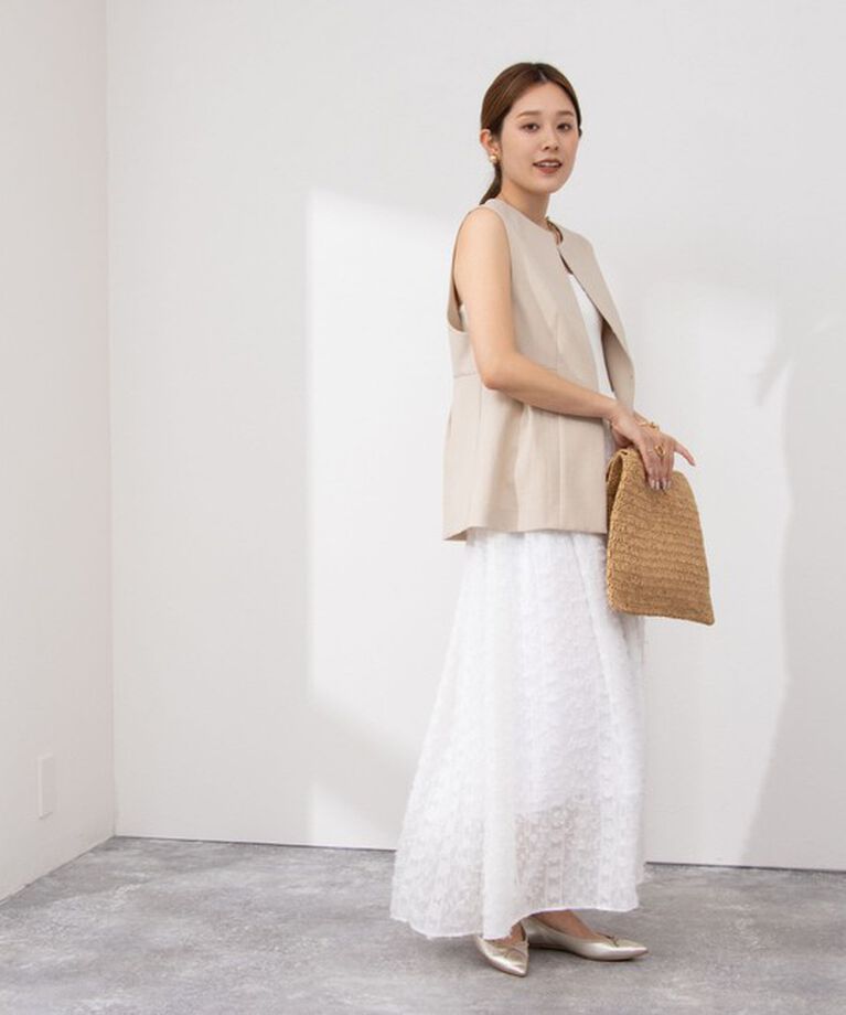 NOLLEY'S「2WAYカットジャガードドッキングワンピース」|ワンピース|