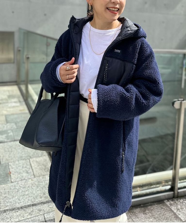 NOLLEY'S「◇【WEB限定】【TAION/タイオン】別注ボア×ダウンフードコート(リバーシブル) 24AW」|ダウン|
