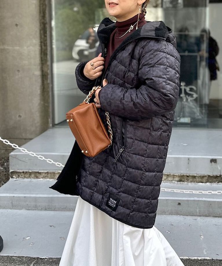 NOLLEY'S「◇【WEB限定】【TAION/タイオン】別注ボア×ダウンフードコート(リバーシブル) 24AW」|ダウン|