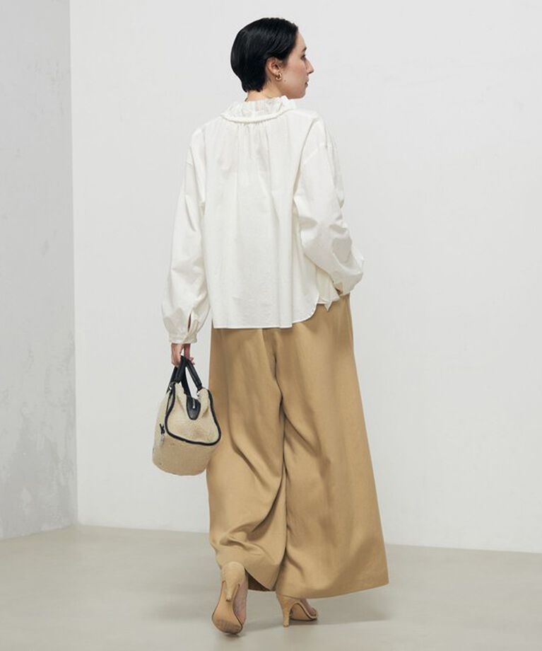NOLLEY'S「◇【WEB限定サイズあり】ウォッシャブルセルロース5タックワイドパンツ」|その他|