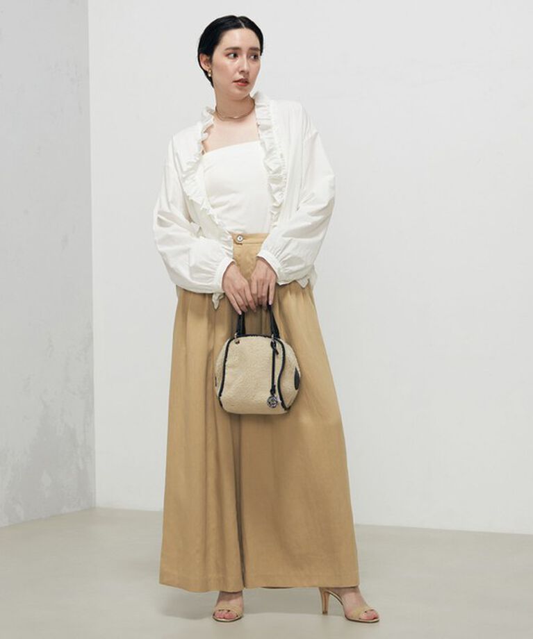 NOLLEY'S「◇【WEB限定サイズあり】ウォッシャブルセルロース5タックワイドパンツ」|その他|