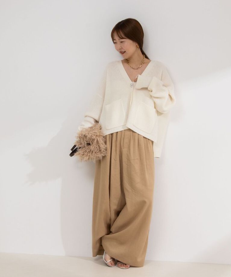NOLLEY'S「◇【WEB限定サイズあり】ウォッシャブルセルロース5タックワイドパンツ」|その他|