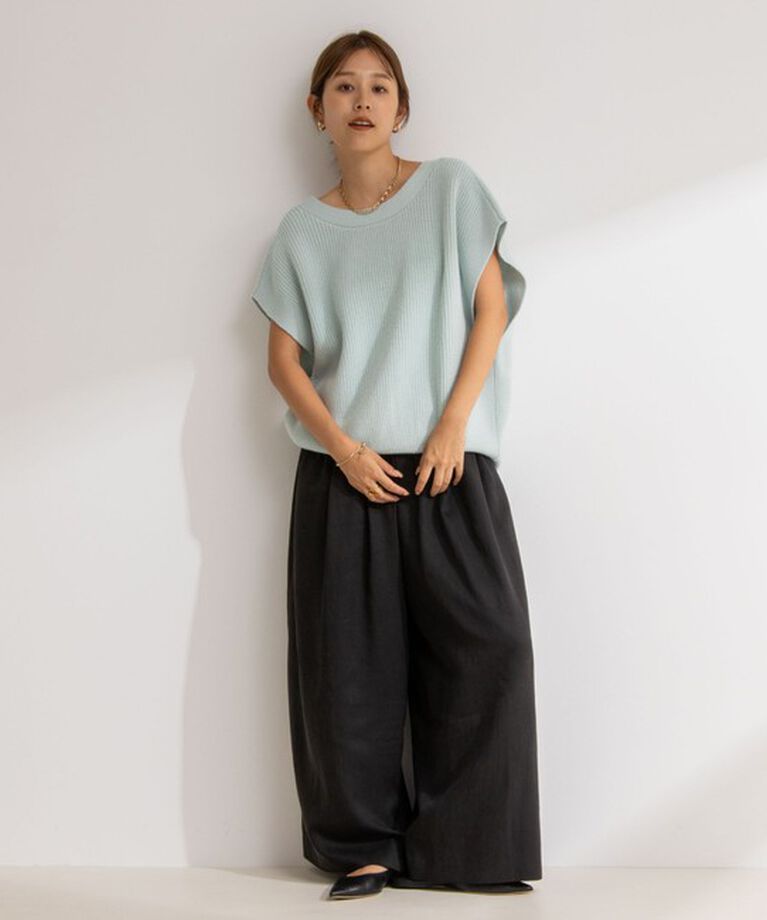 NOLLEY'S「◇【WEB限定サイズあり】ウォッシャブルセルロース5タックワイドパンツ」|その他|