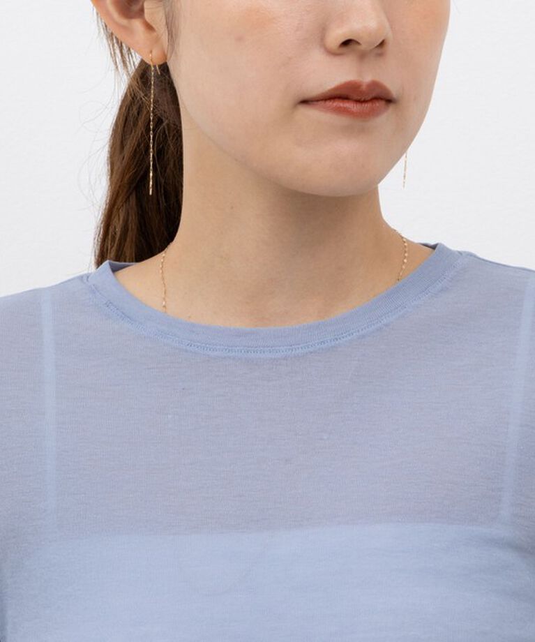 NOLLEY'S sophi「シアーフライスロンT」|Tシャツ・カットソー|