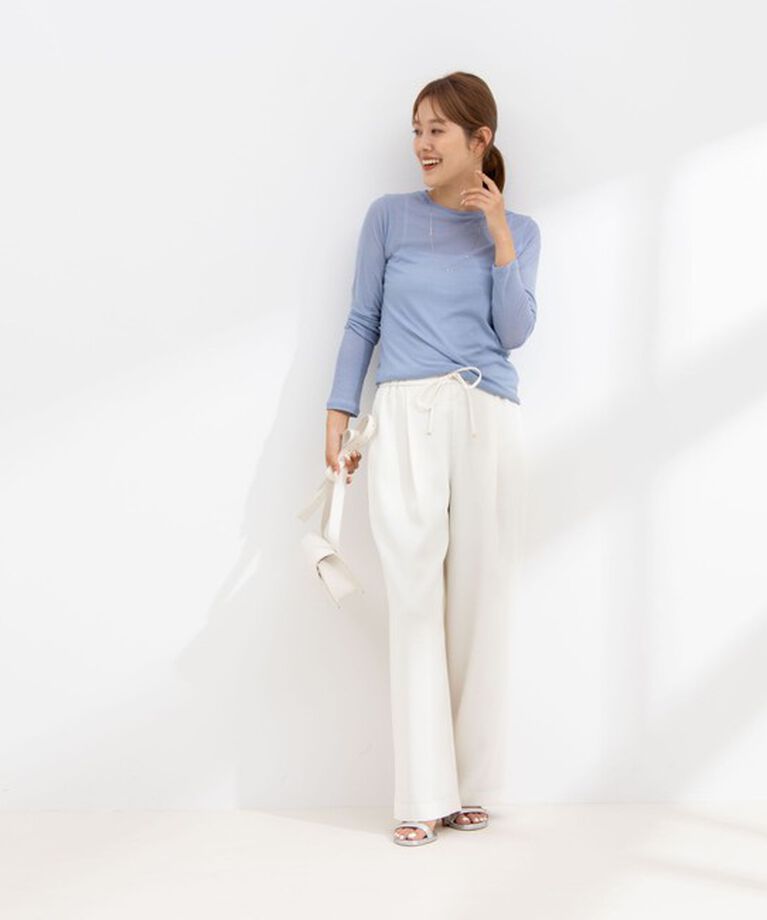 NOLLEY'S sophi「シアーフライスロンT」|Tシャツ・カットソー|