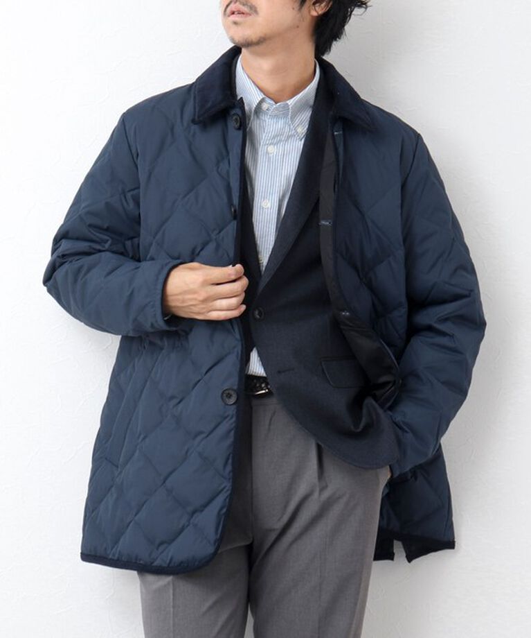 NOLLEY'S goodman「【TAION/タイオン】別注キルティングダウンジャケット 24AW」|ダウン|ネイビー
