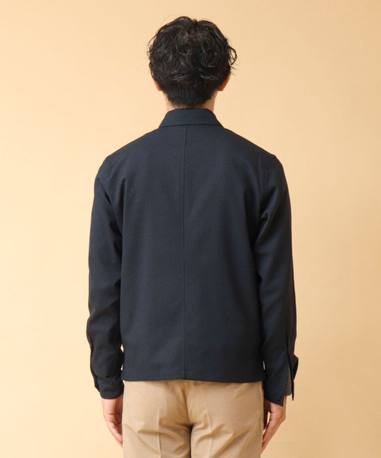 NOLLEY'S goodman「《吸水速乾》SMART TECH ストレッチ ジップシャツジャケット 24AW」|ブルゾン・スタジャン|