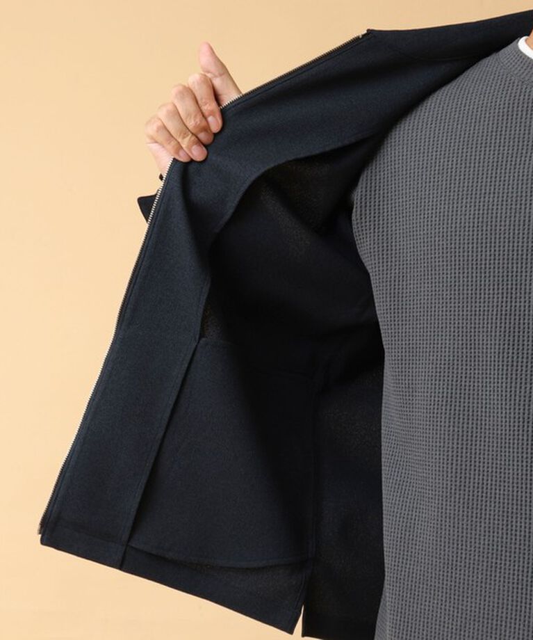 NOLLEY'S goodman「《吸水速乾》SMART TECH ストレッチ ジップシャツジャケット 24AW」|ブルゾン・スタジャン|