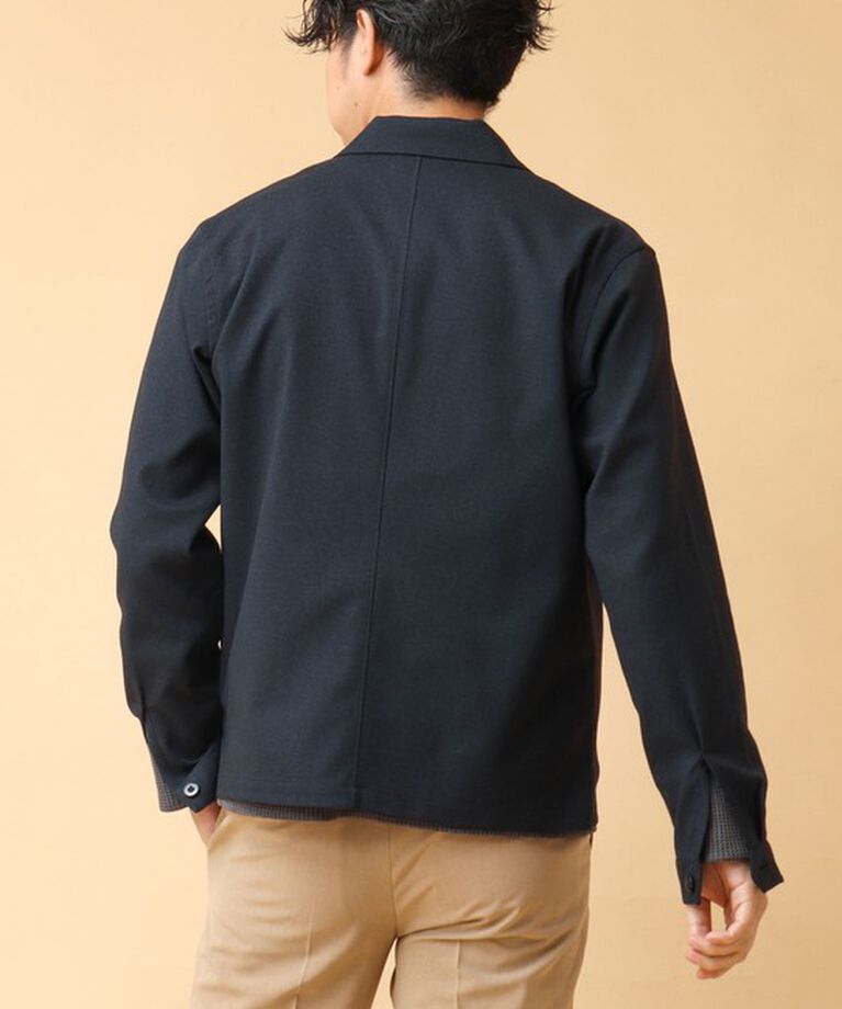 NOLLEY'S goodman「《吸水速乾》SMART TECH ストレッチ ジップシャツジャケット 24AW」|ブルゾン・スタジャン|