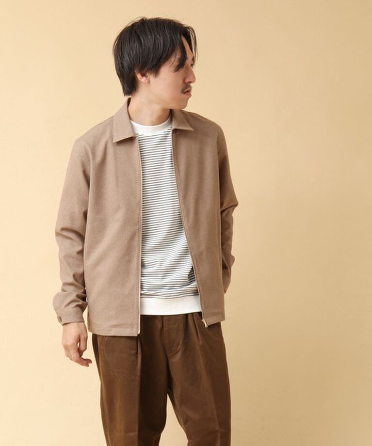 NOLLEY'S goodman「《吸水速乾》SMART TECH ストレッチ ジップシャツジャケット 24AW」|ブルゾン・スタジャン|