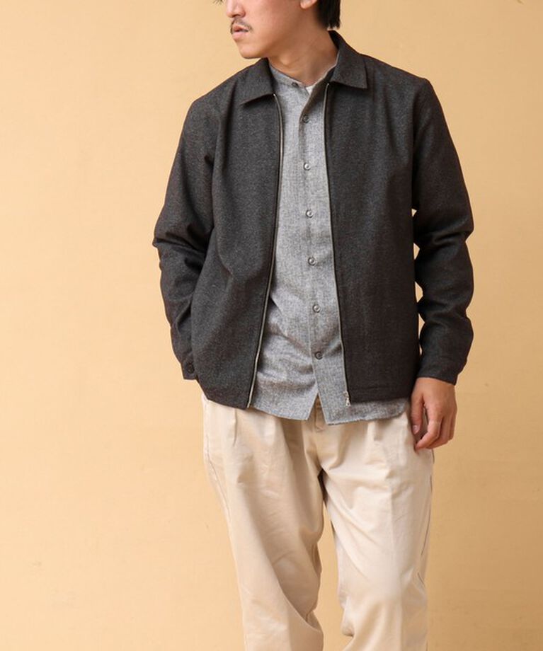 NOLLEY'S goodman「《吸水速乾》SMART TECH ストレッチ ジップシャツジャケット 24AW」|ブルゾン・スタジャン|