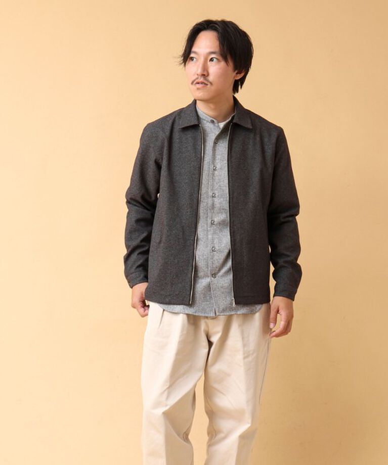 NOLLEY'S goodman「《吸水速乾》SMART TECH ストレッチ ジップシャツジャケット 24AW」|ブルゾン・スタジャン|