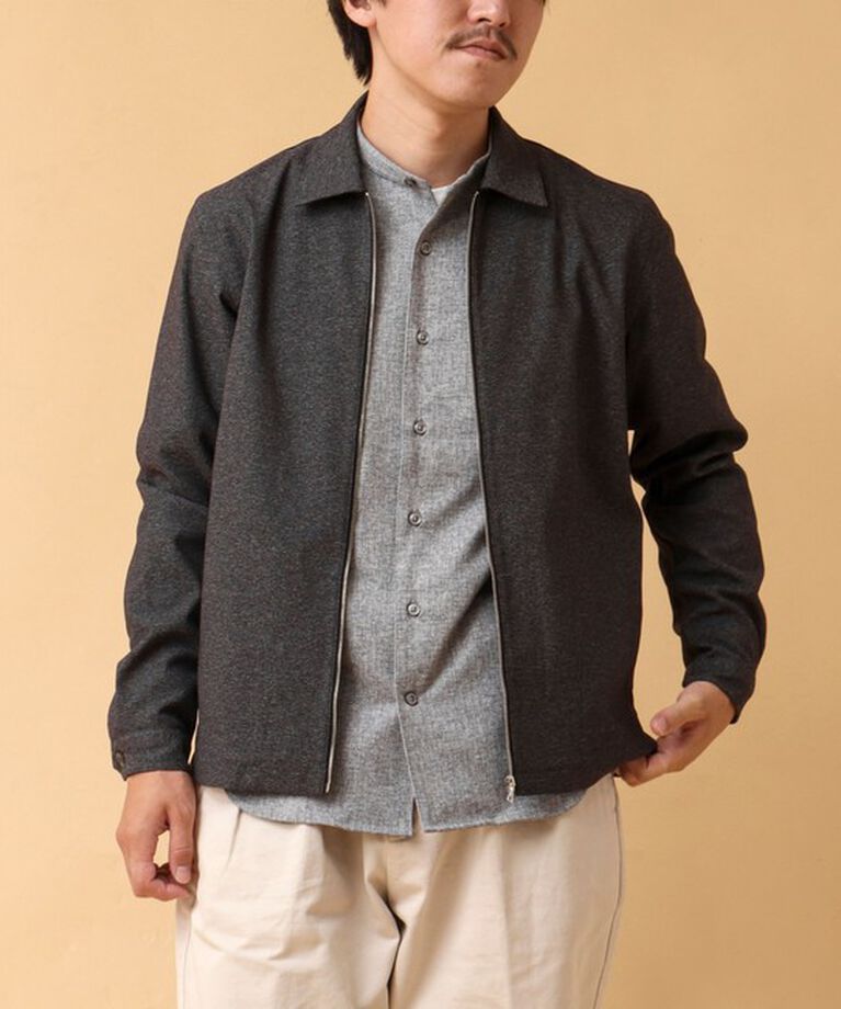 NOLLEY'S goodman「《吸水速乾》SMART TECH ストレッチ ジップシャツジャケット 24AW」|ブルゾン・スタジャン|