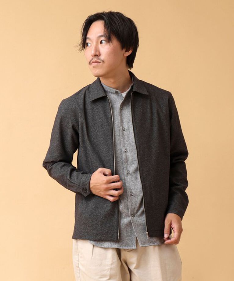 NOLLEY'S goodman「《吸水速乾》SMART TECH ストレッチ ジップシャツジャケット 24AW」|ブルゾン・スタジャン|