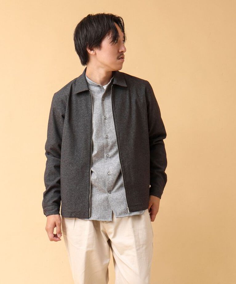 NOLLEY'S goodman「《吸水速乾》SMART TECH ストレッチ ジップシャツジャケット 24AW」|ブルゾン・スタジャン|