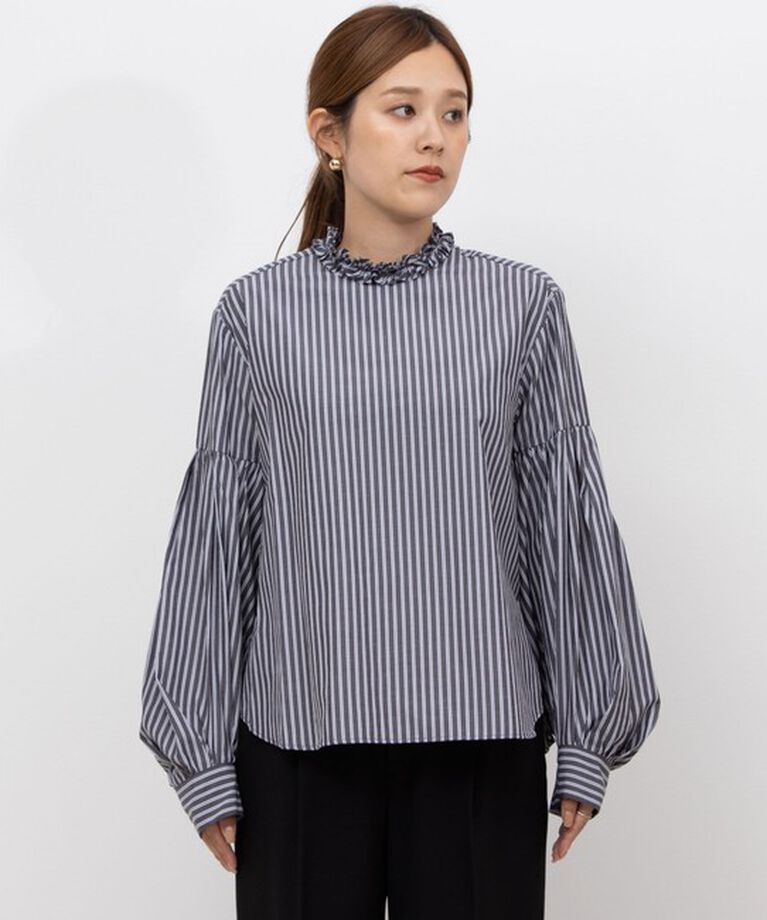 NOLLEY'S「【MARILYN MOON/マリリーンムーン】tuck frill sleeve blouse」|シャツ・ブラウス|