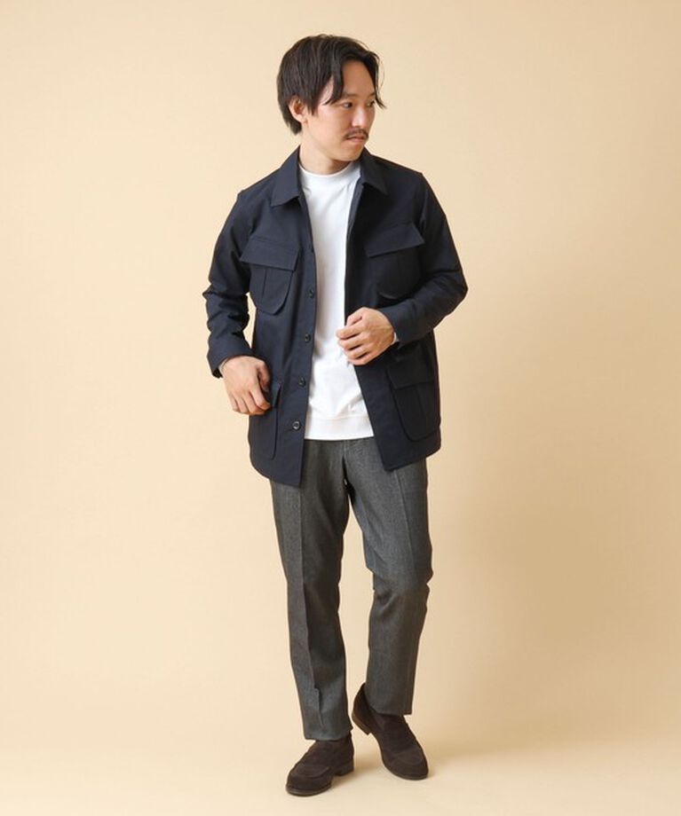 NOLLEY'S goodman「《透湿/撥水》ストレッチファティーグシャツジャケット 24AW」|ミリタリージャケット|