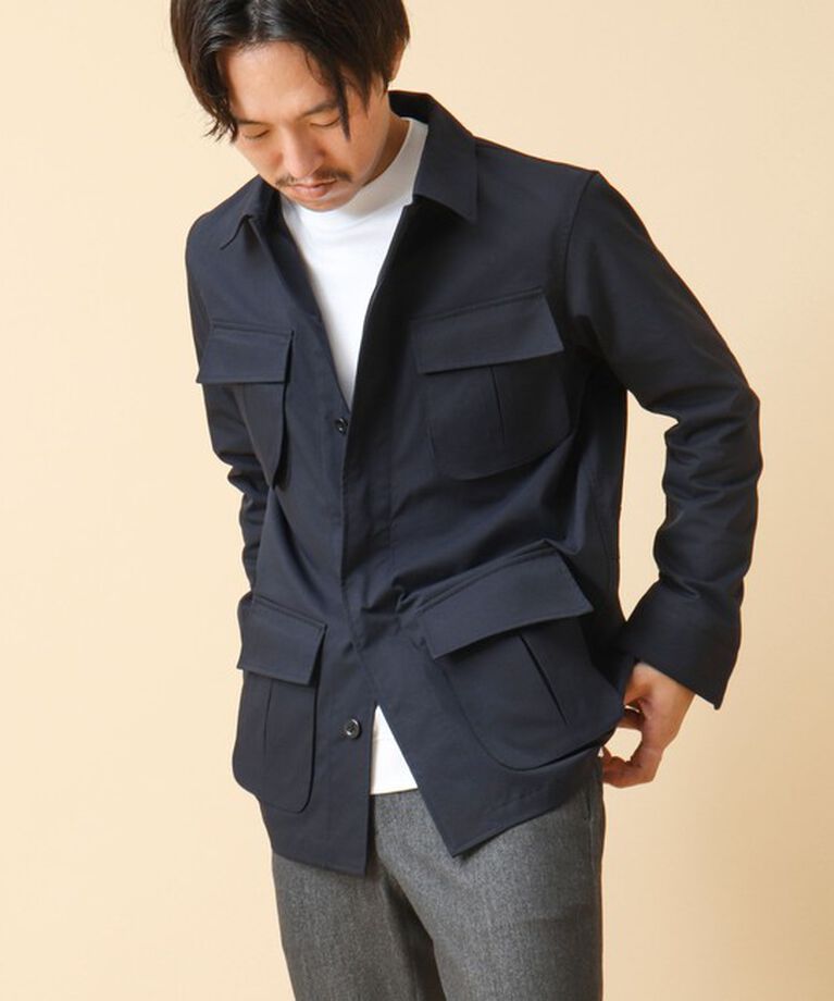 NOLLEY'S goodman「《透湿/撥水》ストレッチファティーグシャツジャケット 24AW」|ミリタリージャケット|