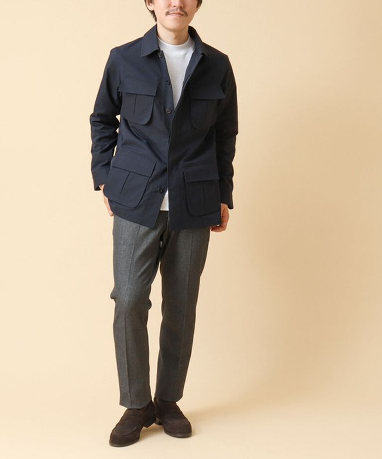 NOLLEY'S goodman「《透湿/撥水》ストレッチファティーグシャツジャケット 24AW」|ミリタリージャケット|
