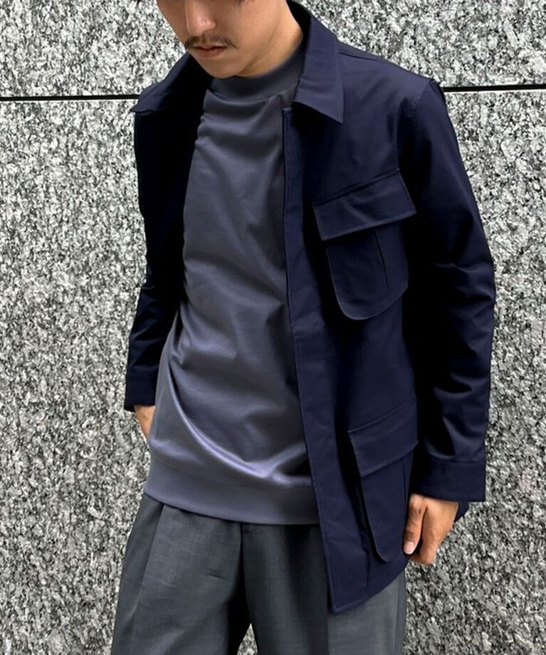 NOLLEY'S goodman「《透湿/撥水》ストレッチファティーグシャツジャケット 24AW」|ミリタリージャケット|