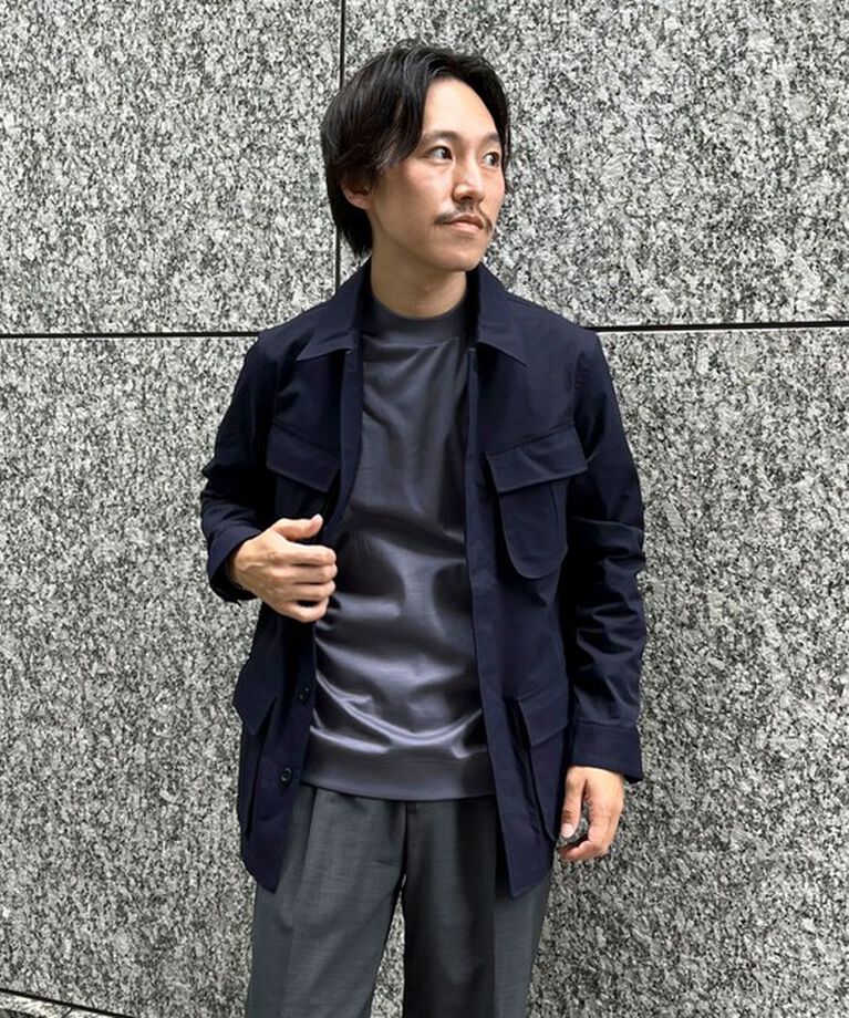 NOLLEY'S goodman「《透湿/撥水》ストレッチファティーグシャツジャケット 24AW」|ミリタリージャケット|