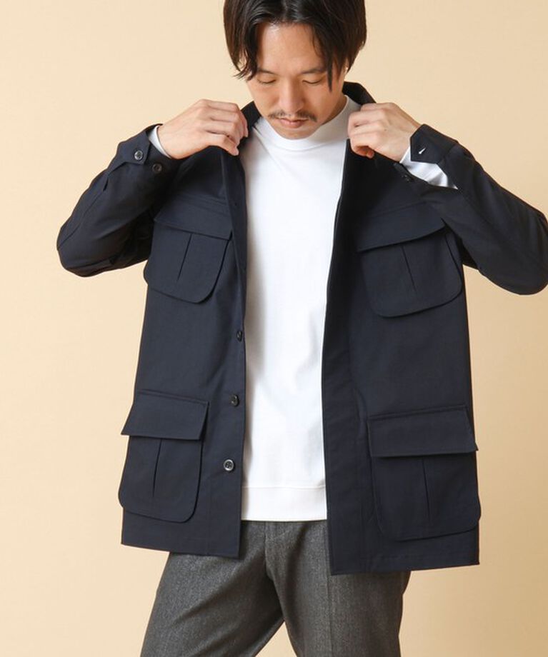 NOLLEY'S goodman「《透湿/撥水》ストレッチファティーグシャツジャケット 24AW」|ミリタリージャケット|
