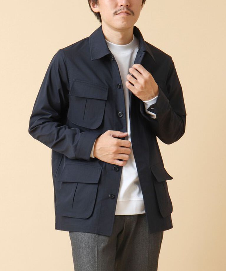 NOLLEY'S goodman「《透湿/撥水》ストレッチファティーグシャツジャケット 24AW」|ミリタリージャケット|