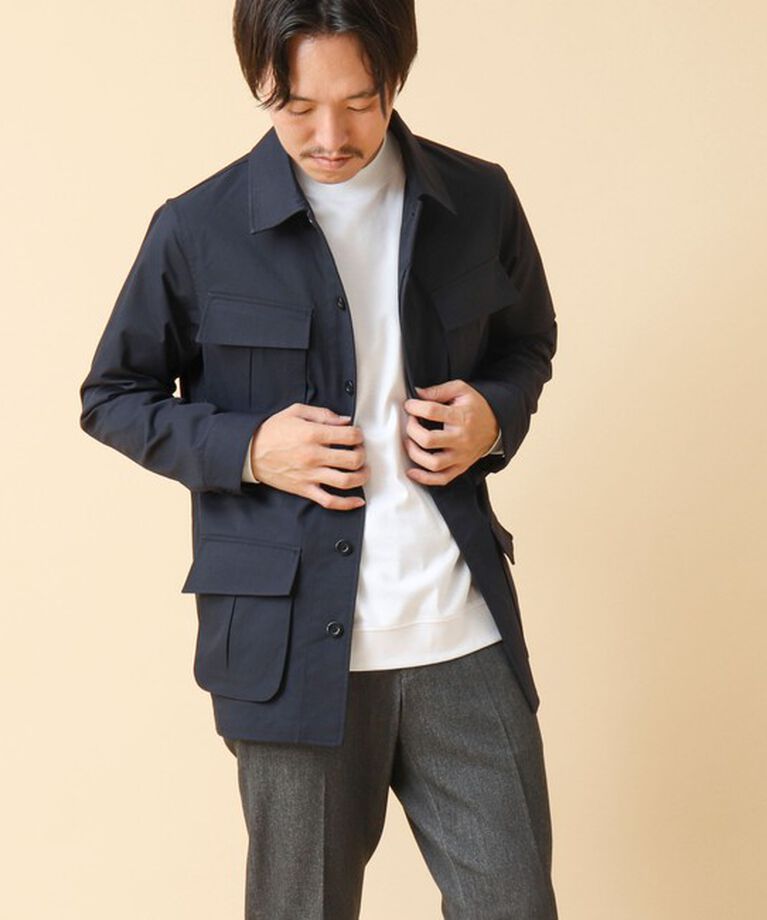 NOLLEY'S goodman「《透湿/撥水》ストレッチファティーグシャツジャケット 24AW」|ミリタリージャケット|