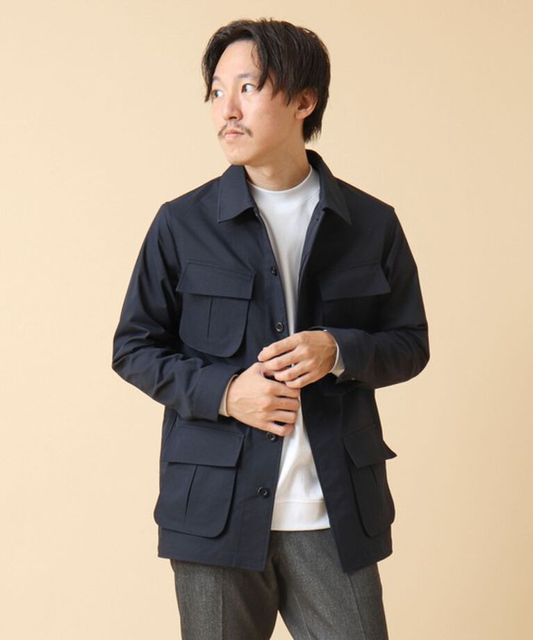 NOLLEY'S goodman「《透湿/撥水》ストレッチファティーグシャツジャケット 24AW」|ミリタリージャケット|