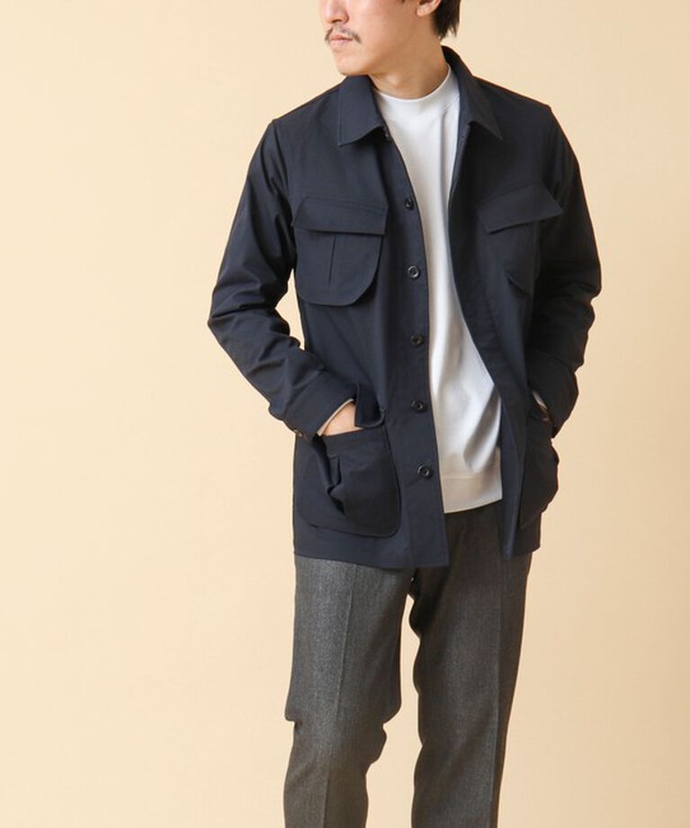 NOLLEY'S goodman「《透湿/撥水》ストレッチファティーグシャツジャケット 24AW」|ミリタリージャケット|