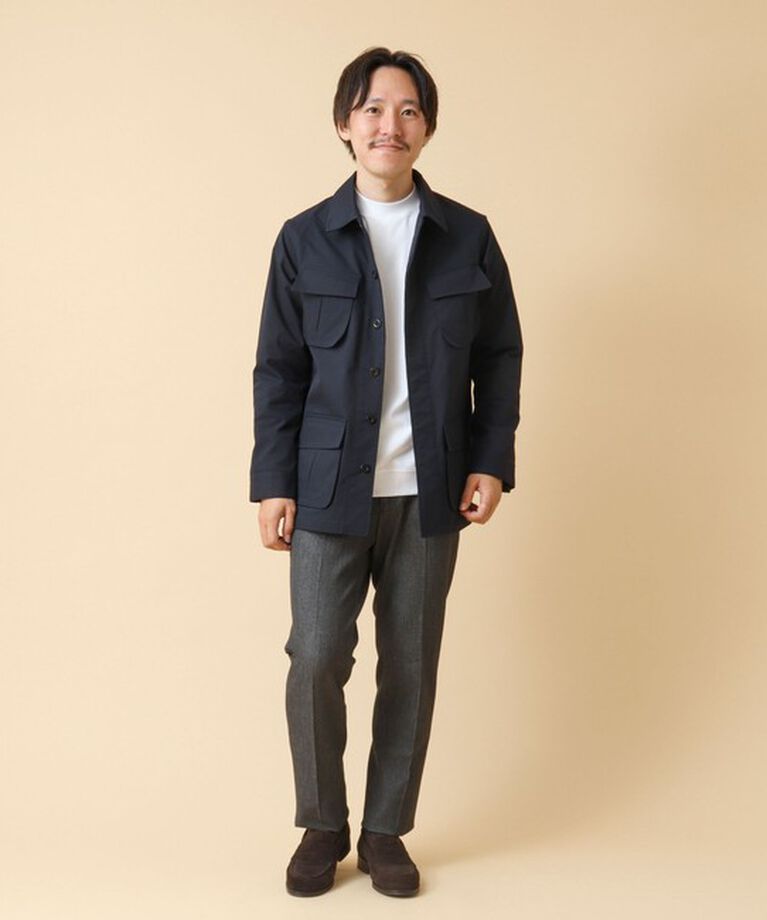 NOLLEY'S goodman「《透湿/撥水》ストレッチファティーグシャツジャケット 24AW」|ミリタリージャケット|