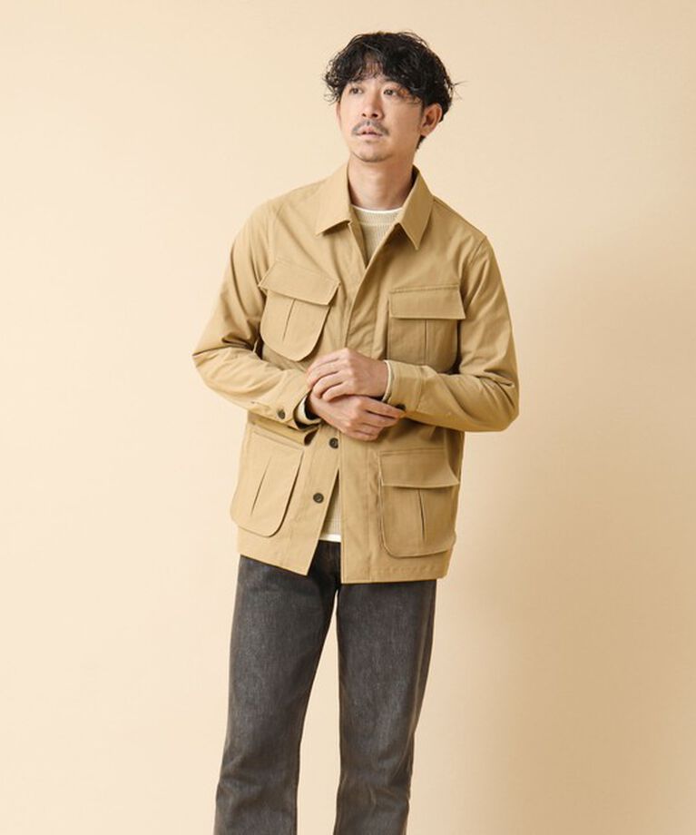 NOLLEY'S goodman「《透湿/撥水》ストレッチファティーグシャツジャケット 24AW」|ミリタリージャケット|