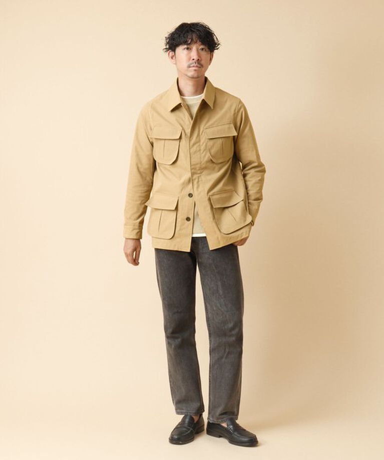 NOLLEY'S goodman「《透湿/撥水》ストレッチファティーグシャツジャケット 24AW」|ミリタリージャケット|