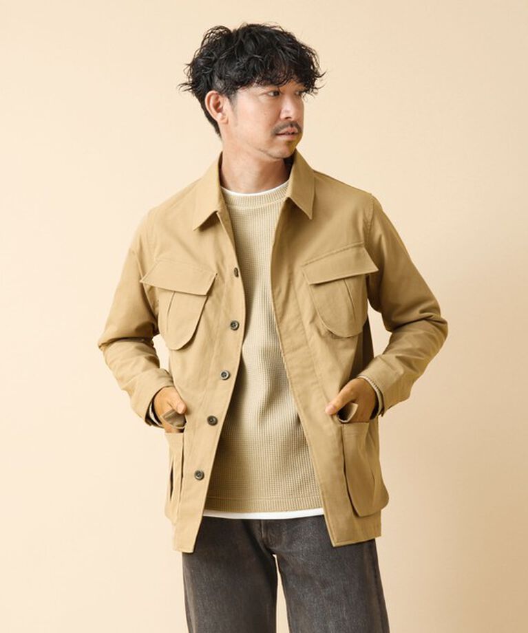 NOLLEY'S goodman「《透湿/撥水》ストレッチファティーグシャツジャケット 24AW」|ミリタリージャケット|