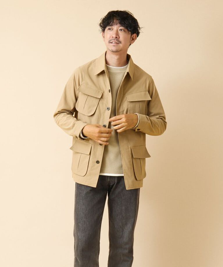 NOLLEY'S goodman「《透湿/撥水》ストレッチファティーグシャツジャケット 24AW」|ミリタリージャケット|