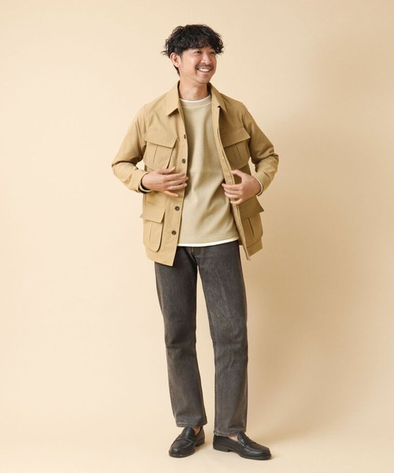 NOLLEY'S goodman「《透湿/撥水》ストレッチファティーグシャツジャケット 24AW」|ミリタリージャケット|