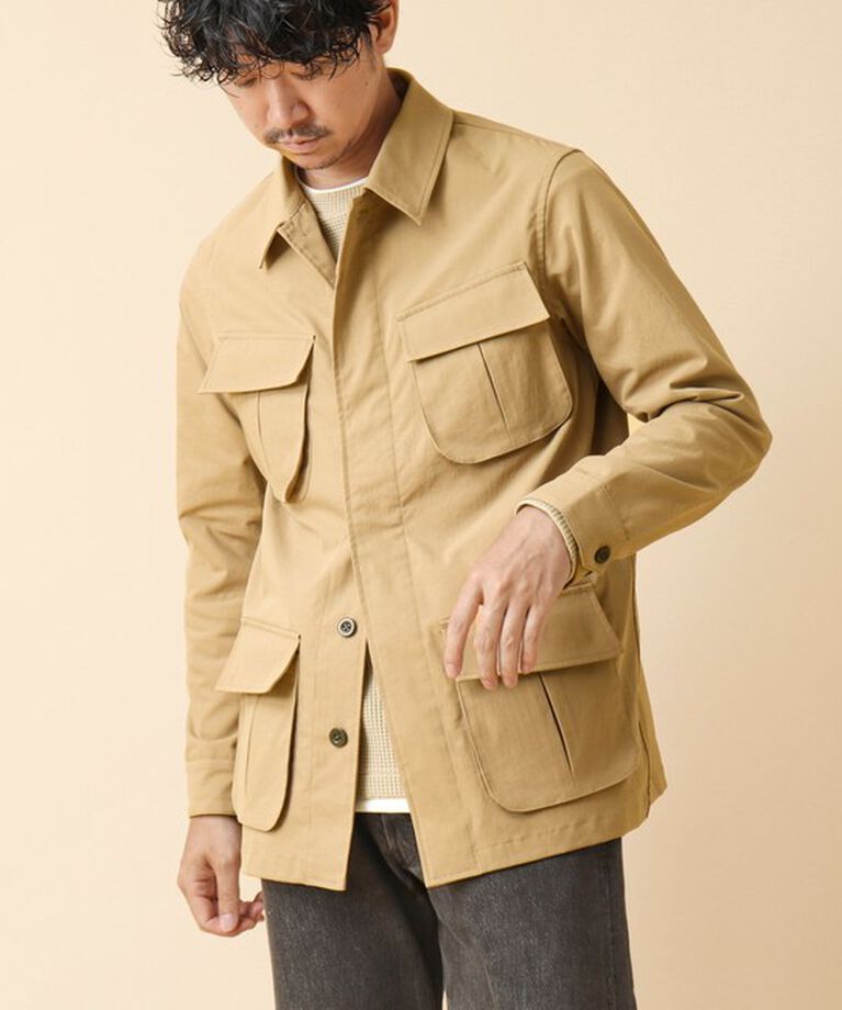 NOLLEY'S goodman「《透湿/撥水》ストレッチファティーグシャツジャケット 24AW」|ミリタリージャケット|
