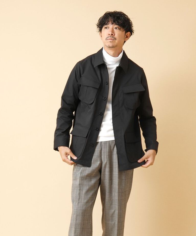 NOLLEY'S goodman「《透湿/撥水》ストレッチファティーグシャツジャケット 24AW」|ミリタリージャケット|
