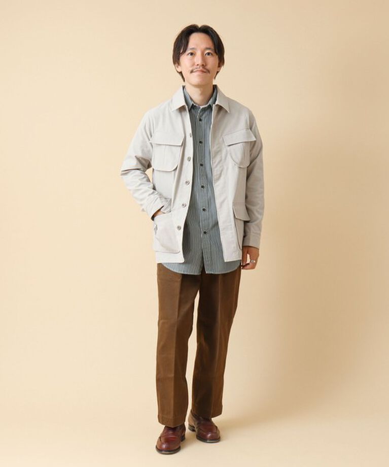 NOLLEY'S goodman「《透湿/撥水》ストレッチファティーグシャツジャケット 24AW」|ミリタリージャケット|