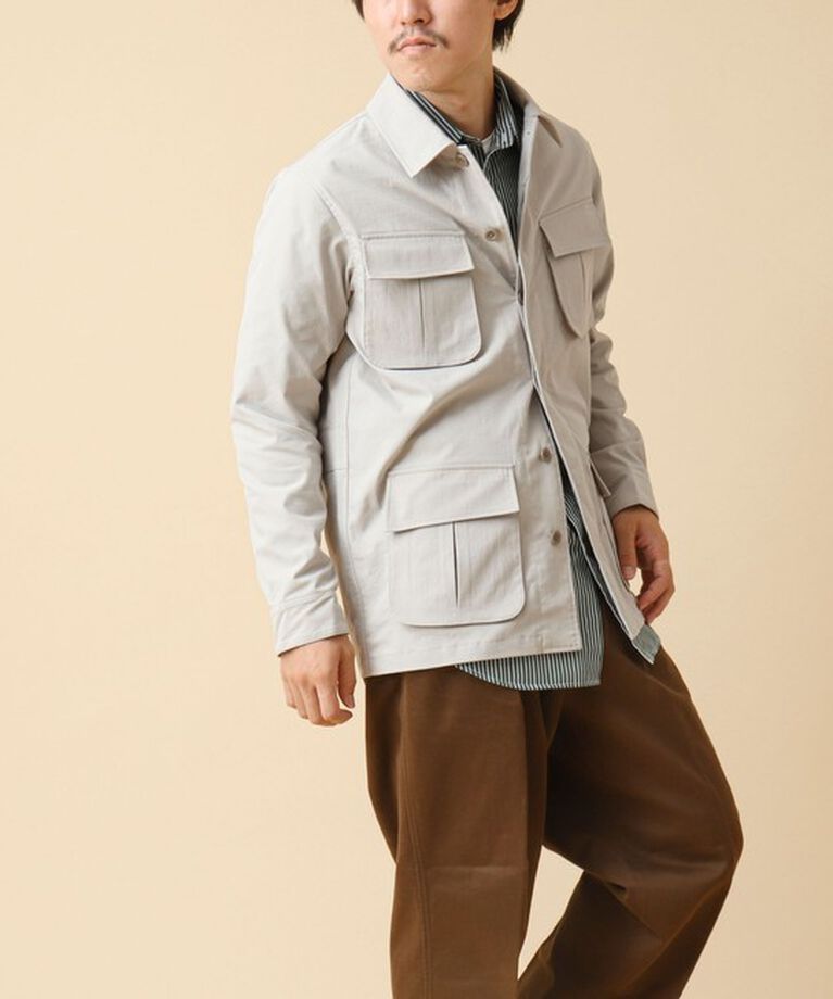 NOLLEY'S goodman「《透湿/撥水》ストレッチファティーグシャツジャケット 24AW」|ミリタリージャケット|