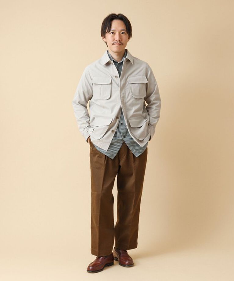 NOLLEY'S goodman「《透湿/撥水》ストレッチファティーグシャツジャケット 24AW」|ミリタリージャケット|