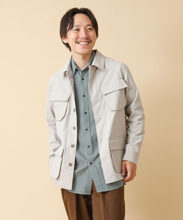 NOLLEY'S goodman「《透湿/撥水》ストレッチファティーグシャツジャケット 24AW」|ミリタリージャケット|