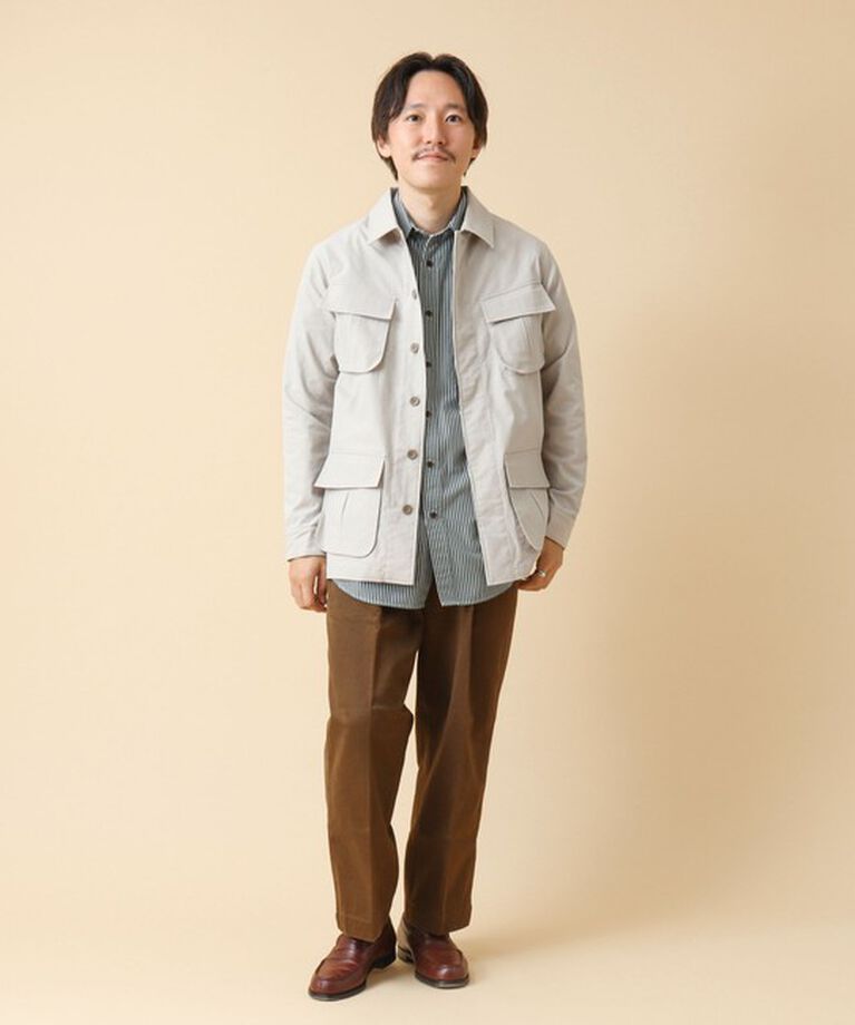 NOLLEY'S goodman「《透湿/撥水》ストレッチファティーグシャツジャケット 24AW」|ミリタリージャケット|